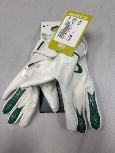Used Nike ADT VAPOR JET FB GLOVES FB Gloves White MD 11490-S000269761