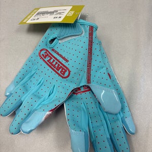 Used Battle Sports DOOM SPEED FB Gloves Carolina Blue SM 11490-S000269802