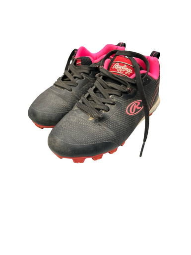 Used Rawlings BB CLEATS BB/SB Cleats Black Youth 10.0 11682-S000113730