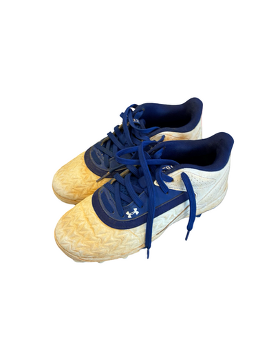 Used Under Armour CLEATS BB/SB Cleats White Junior 02 11682-S000128636