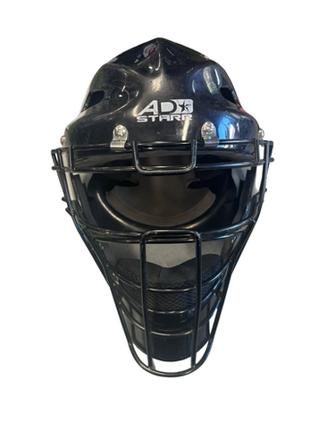 Used A.D. STARR CATCHER HELMET Catchers Helmet w/Mask Black M/L 11682-S000126379