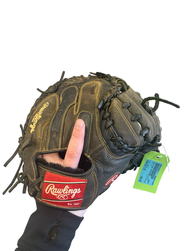 Used Rawlings RCM325BB BB/SB Catchers RH Throw Black 32 1/2" 11682-S000126382