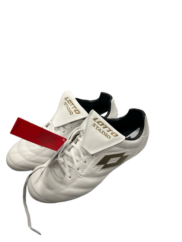 Used Lotto Soccer Cleats White Senior 7 11682-S000126398