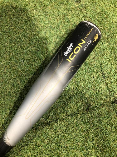 2023 Rawlings Icon Composite Bat USABat Certified (-10) Composite 18 oz 28" (Used)