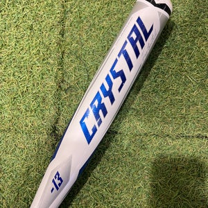 White 2022 Easton Crystal Alloy Bat (-13) Alloy 16 oz 29" (Used)