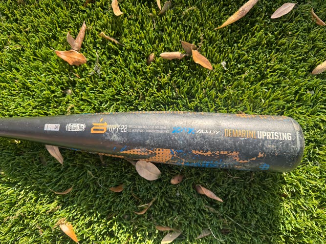 2022 DeMarini Uprising Alloy USSSA Certified Bat (-10) 17 oz 27" (Used)