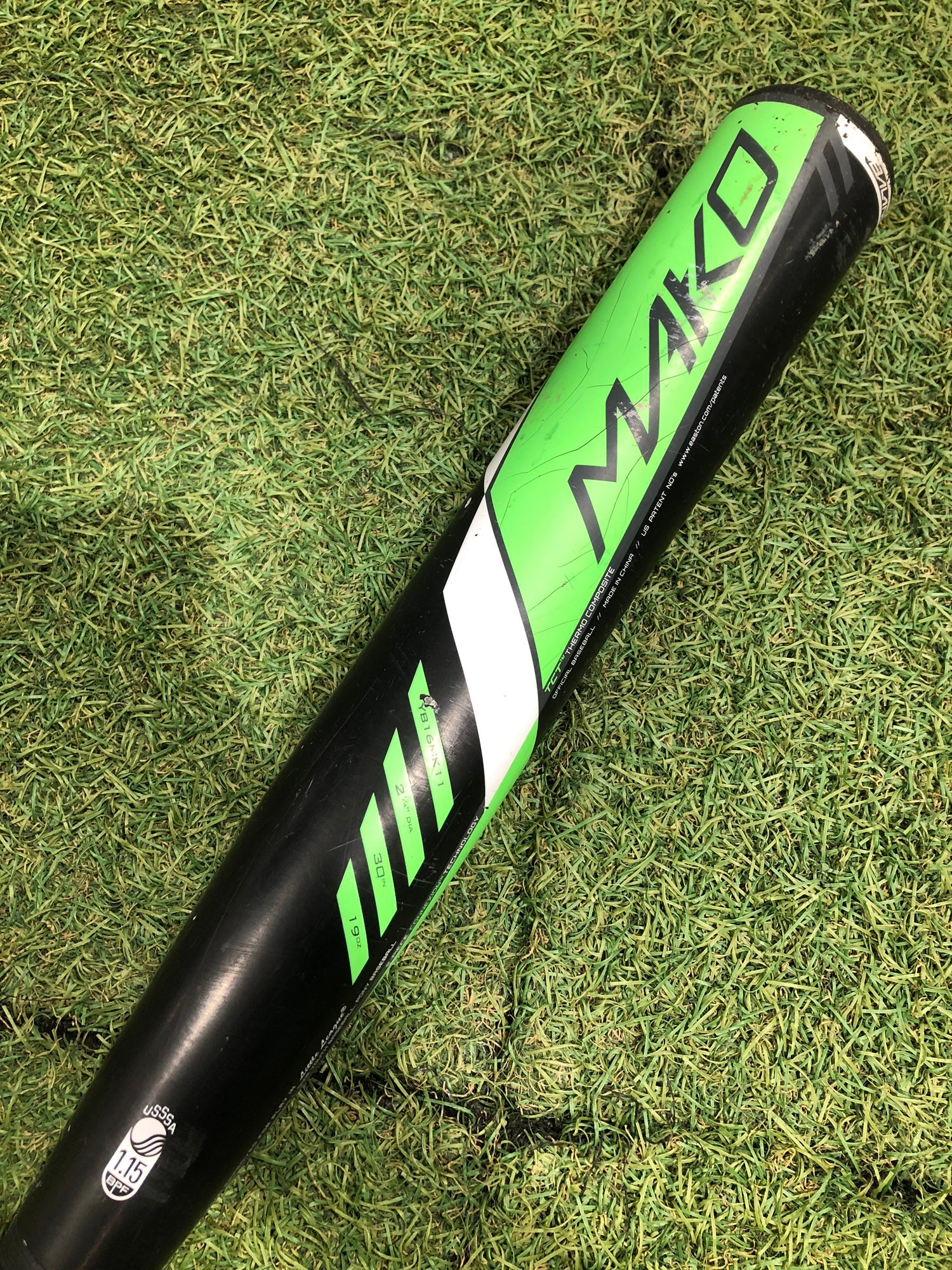 Batte Composite Easton S600C 2016, USSSA, 30 Pouces, 18 Oz, Jeune, Occasion