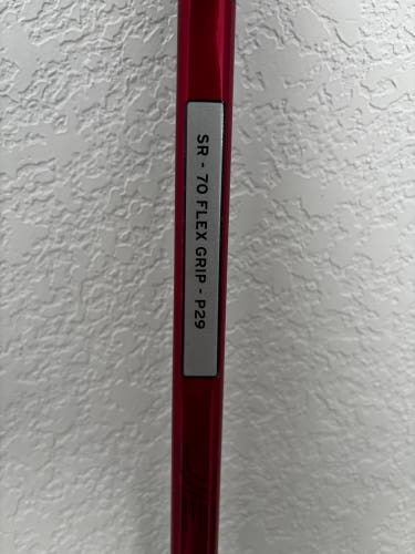 Red Senior CCM JetSpeed FT8 Pro Left Hand Hockey Stick P29 70 Flex (New)