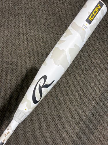 2025 Rawlings Icon Composite Bat USSSA Certified (-10) Composite 21 oz 31" (Used)