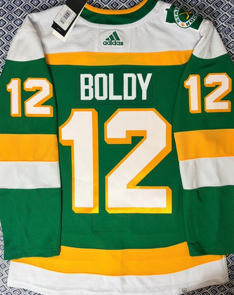 Matt Boldy Minnesota Wild Adidas Prime Green 3rd Jersey Size: 50 + Tria