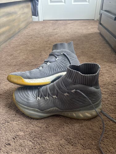 Gray Men's Size M 11.5 (W 12.5) Adult Adidas Crazy Explosive 2017 Shoes (Used)
