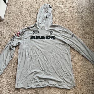 Chicago Bears Gray Men's XL Nike Sweatshirt (Used)