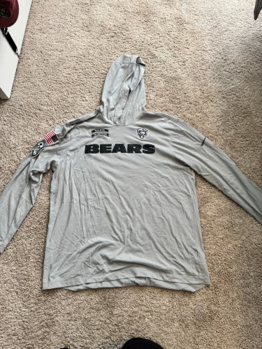Chicago Bears Gray Men's XL Nike Sweatshirt (Used)