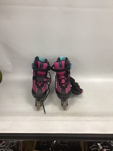 Used Schwinn ADJ ROLLERBLADES Junior Rec Fitness Skates Pink Adjustable 11851-S000044015