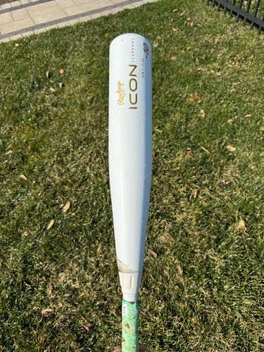 2024 Rawlings Icon Composite USSSA Certified Bat (-10) 18 oz 28" (Used)