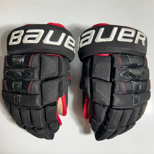 Bauer Pro Series Gloves 14" Pro Stock Kane Spec Blackhawks NHL