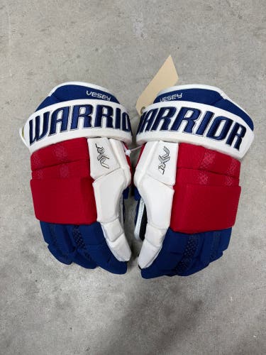 14” Warrior ALPHA X1 Pro Hockey Gloves (New) Pro Stock