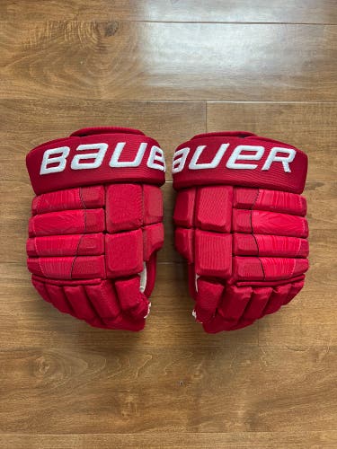 Patrick Kane Spec Pro Stock Bauer Pro Series Gloves 14" Hockey Gloves
