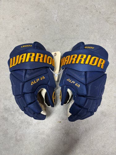 13” Warrior ALPHA Pro Gloves Pro Stock NHL (New)