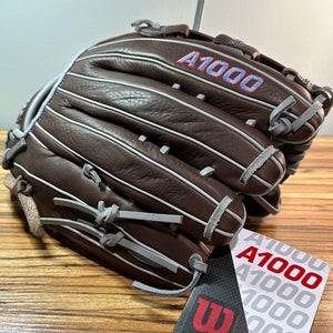 Wilson A1000 LH Baseball Glove 12.5" (New)
