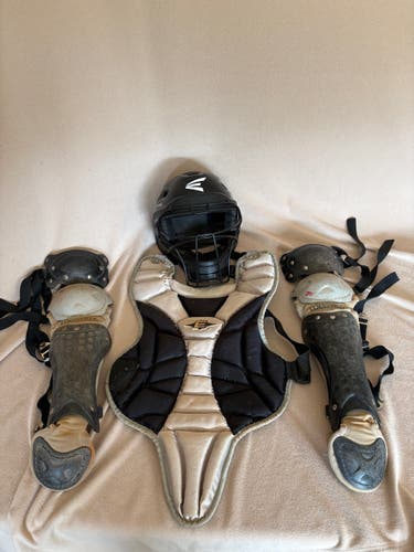 Black/Gray Easton Catcher's Set (Used)