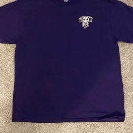 Champion official player issued T-shirt with Waterdogs logo Purple XL