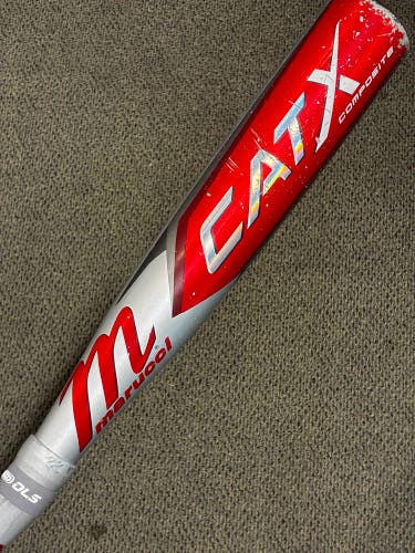 2023 Marucci CAT X Composite Bat USSSA Certified (-10) Composite 17 oz 27" (Used)