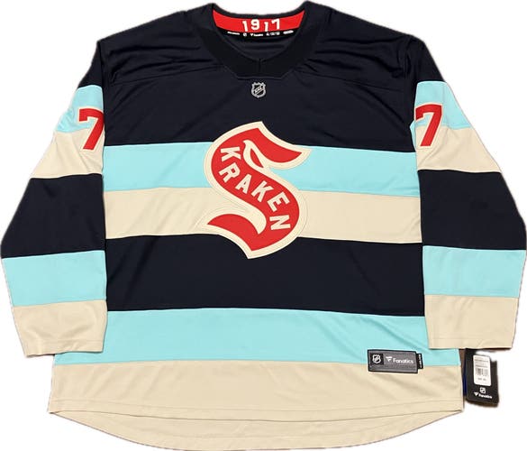 NWT Seattle Kraken Eberle 2024 Winter Classic Fanatics NHL Hockey Jersey 4XL
