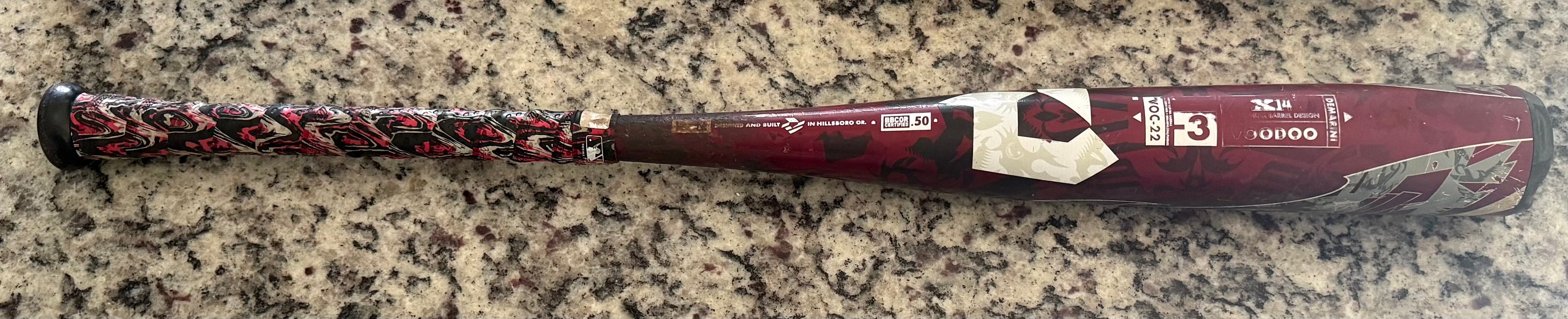 2022 DeMarini Voodoo One BBCOR Alloy Bat 30/27 (-3)