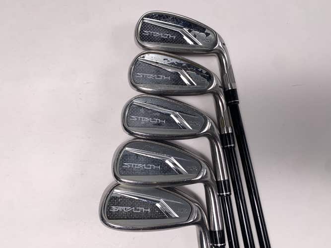 TaylorMade Stealth Iron Set 7-PW+AW Fujikura Air Speeder 50g Senior Graphite RH