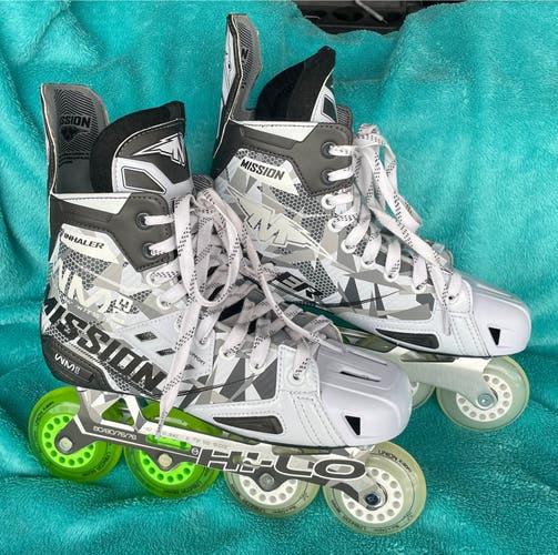 Mission Inhaler WM03 Inline Skates Wide Width Size 7.5 (New)