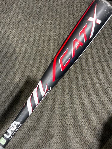 2024 Marucci CATX Alloy Bat USABat Certified (-11) Alloy 16 oz 27" (Used)