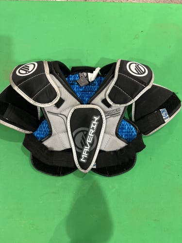 Small Youth Maverik Charger Shoulder Pads (Used)