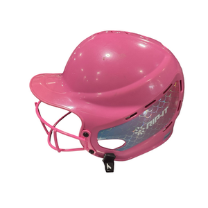 Used RIP-IT RIP IT PINK HELMET Batting Helmet w/Mask Pink S/M 11834-S000047998