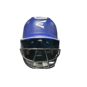 Used Easton ROYAL BLUE HELMET 7 1/8-7.5 Batting Helmet w/Mask Royal Blue One Size 11834-S000047923