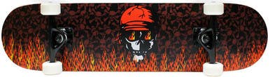 New KPC COMPLETE RED FLAME 7.75'' SKATEBOARD 11834-KSSKPC-301