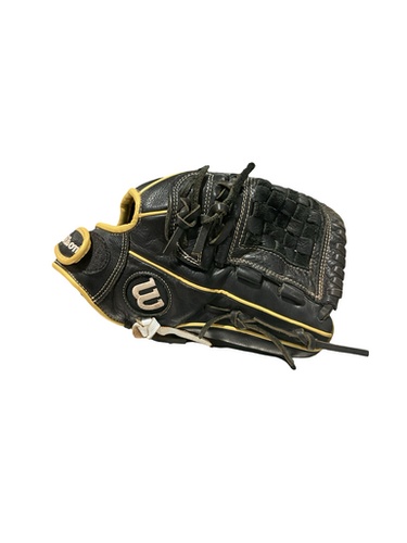 Used Wilson SIREN BB/SB Glove RH Throw Black 12" 11834-S000048032