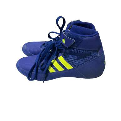 Used Adidas Wrestling Shoes Royal Blue Junior 04 11834-S000048028