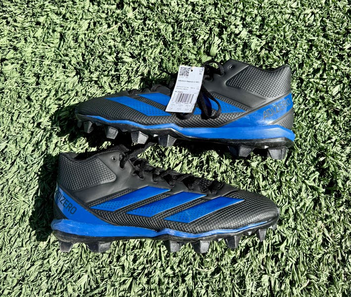 Adidas Adizero Football Cleats Size 14 Black Blue NEW  display picture 2