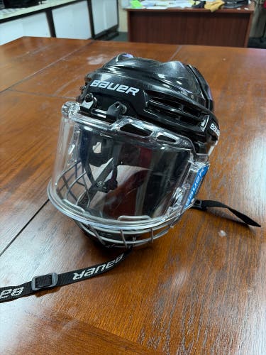 Small Bauer IMS 5.0 Helmet and Hybrid shield