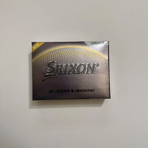 NEW Srixon Z STAR DIAMOND Golf Balls | 1 Dozen (12 Balls) | White | BNIB