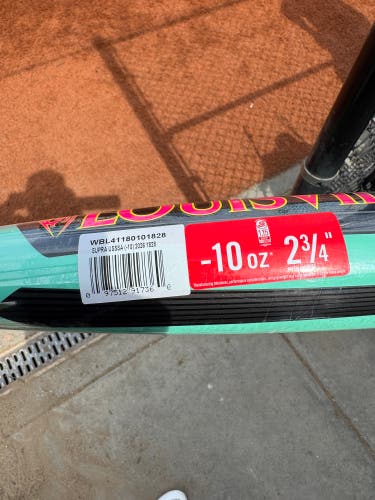 2026 Louisville Slugger Supra Composite USSSA Certified Bat (-10) 18 oz 28" (New)