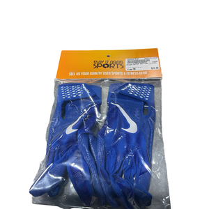 Used Nike BB/SB Batting Gloves Royal Blue MD 11834-S000047630