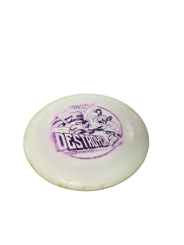 Used Innova DESTROYER Disc Golf Driver White 11834-S000047828