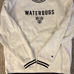 Waterdogs PLL Crewneck Sweatshirt Reverse Weave Grey official player issued  XL