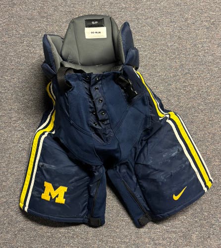 University of Michigan Men's Senior Small Bauer Nexus Pro Hockey Pants Pro Stock (Used)