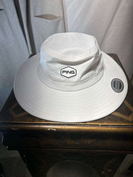 PING Boonie Golf Hat in white.