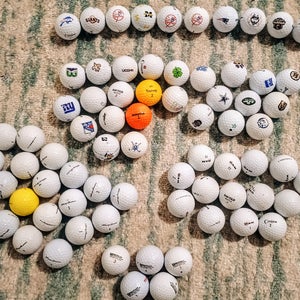 72 Premium brand Used Golf Balls 5A, 4A!!. see pics, Team logos+