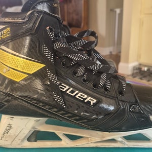 Bauer Supreme Ultrasonic Hockey Goalie Skates Regular Width 8 (Used)