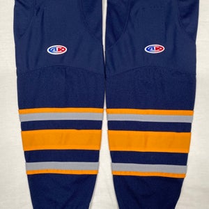 NEW Athletic Knit HS2100 Socks, Navy/Gold/Gray, Intermediate